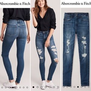 A&F Simone High Rise Super Skinny Jeans